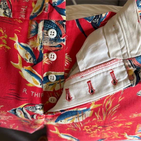 R13 Straight Leg Trouser - Red Fish - Picture 10 of 13